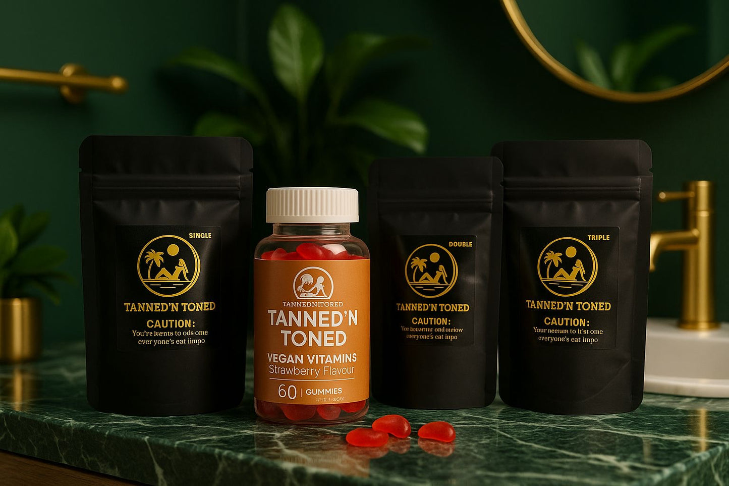 Buy Two Double Strength Sprays And Get Free Tanning Gummies!